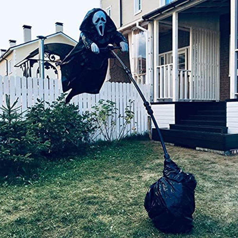 Halloween Decoration Ghostface Scarecrow Floating Lawn Decor Haunted House NEW