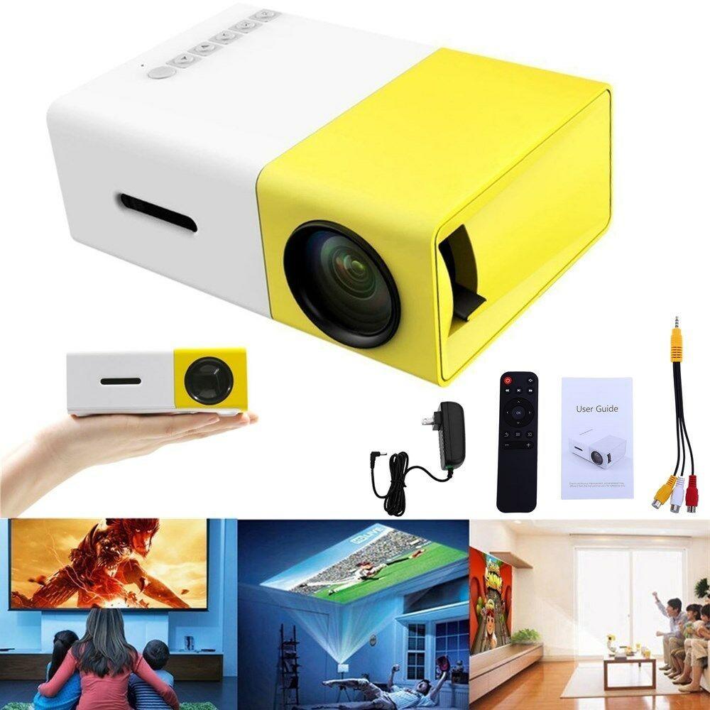 Twister Portable 1080P Full HD Home Theater HDMI Video Projector LED Rechargeable NEW