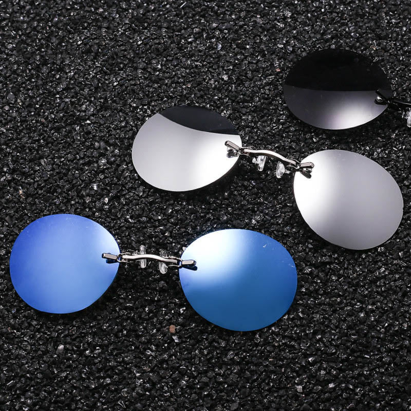 Matrix Morpheus Style Clip On Nose Sunglasses Cosplay Costume Accessory UV400 NEW