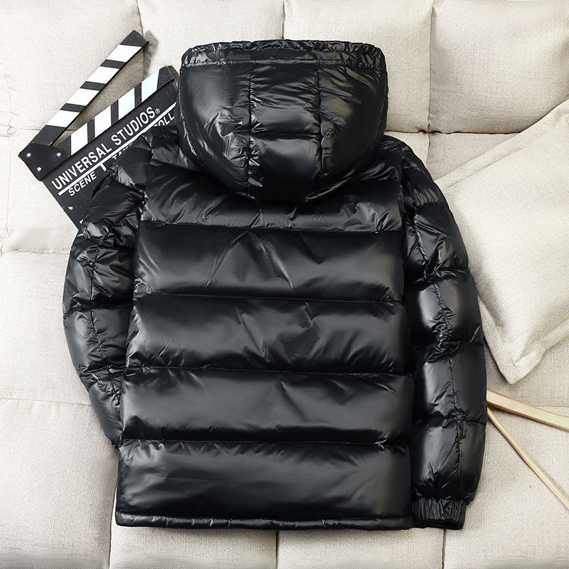 Glossy Duck Down Winter Coats Puffer Style Stay Warm This Winter NEW