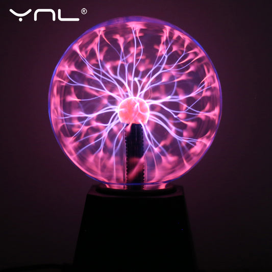 Magic Crystal Plasma Lightning Ball Globe Touch Lamp Currents Enchantment Novelty NEW