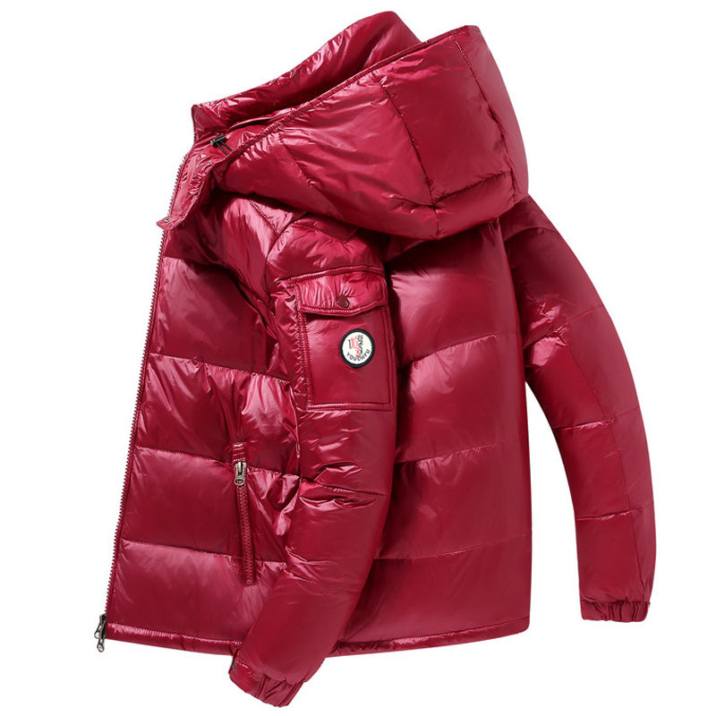 Glossy Duck Down Winter Coats Puffer Style Stay Warm This Winter NEW