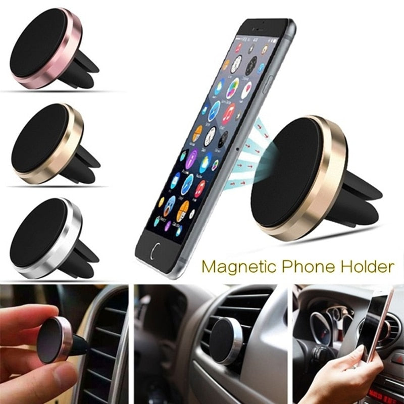 Car Vent Magnetic Adjustable Phone Holder For Mobile Phones Drive Safer NEW